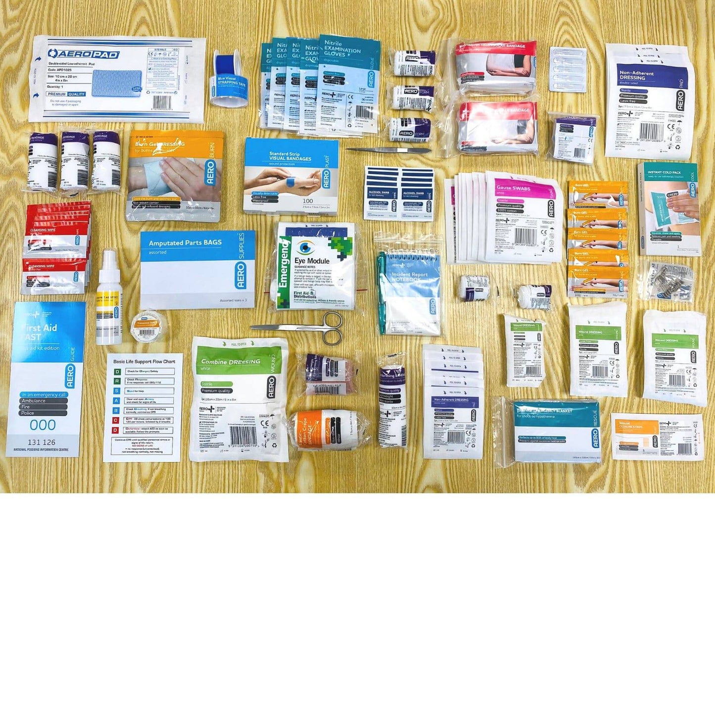 REFILL First Aid Kit Pack - Model 21 BLUE - First Aid Distributions