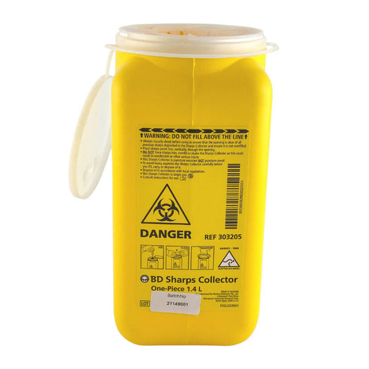 Sharps Disposal Container 1.4L - BD (1) - First Aid Distributions