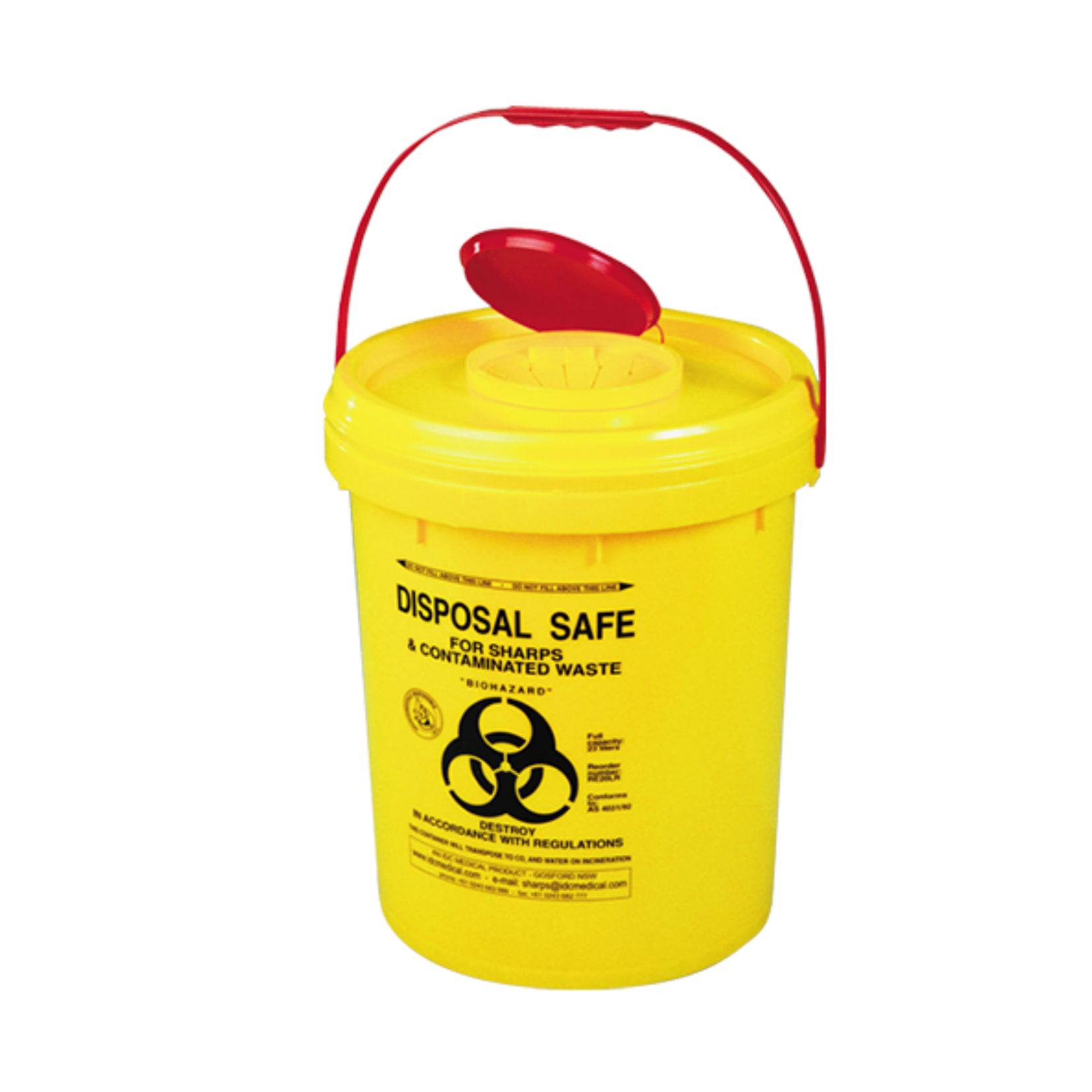 Sharps Disposal Container 23L - Aero (1) - First Aid Distributions