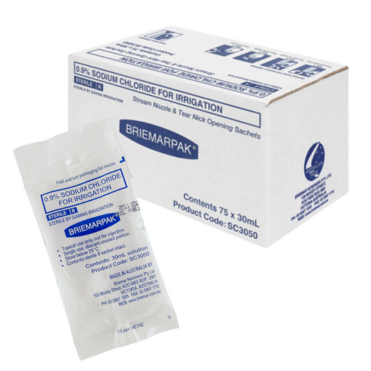 Sodium Chloride 0.9% Sachets 30ml Box (75)