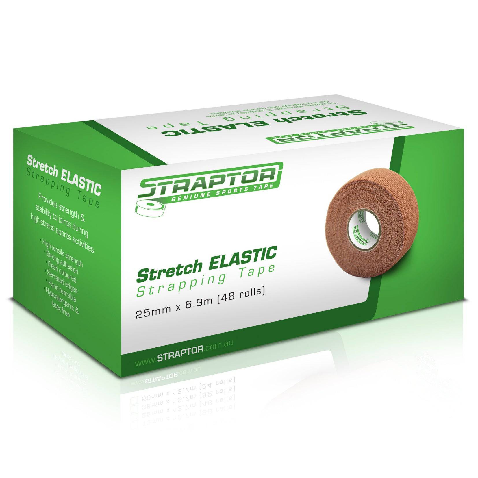 Stretch Elastic Adhesive Bandage Thumb Tape 25mm x 4.5m - Straptor (1) - First Aid Distributions