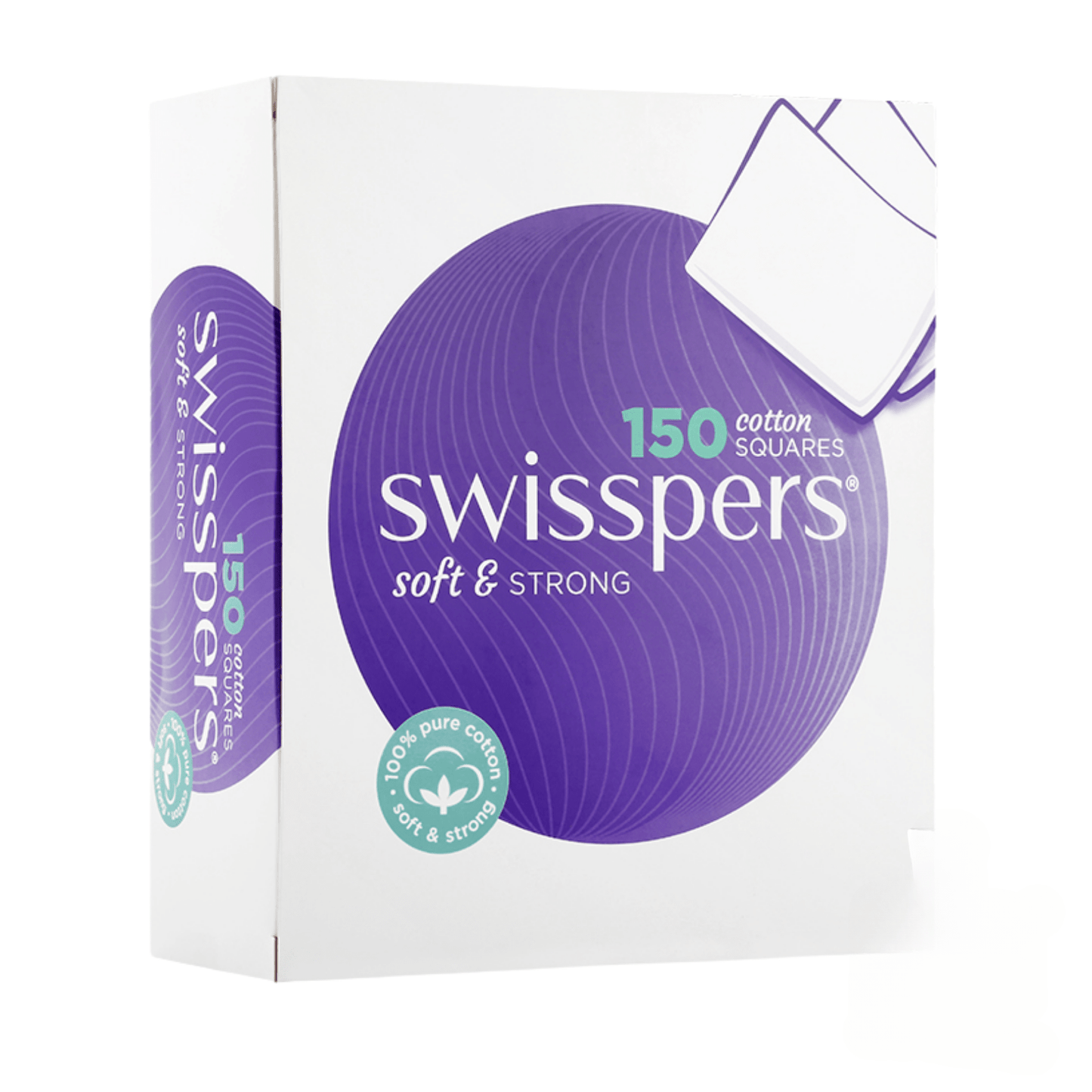 Swisspers Cotton Squares (150) - First Aid Distributions