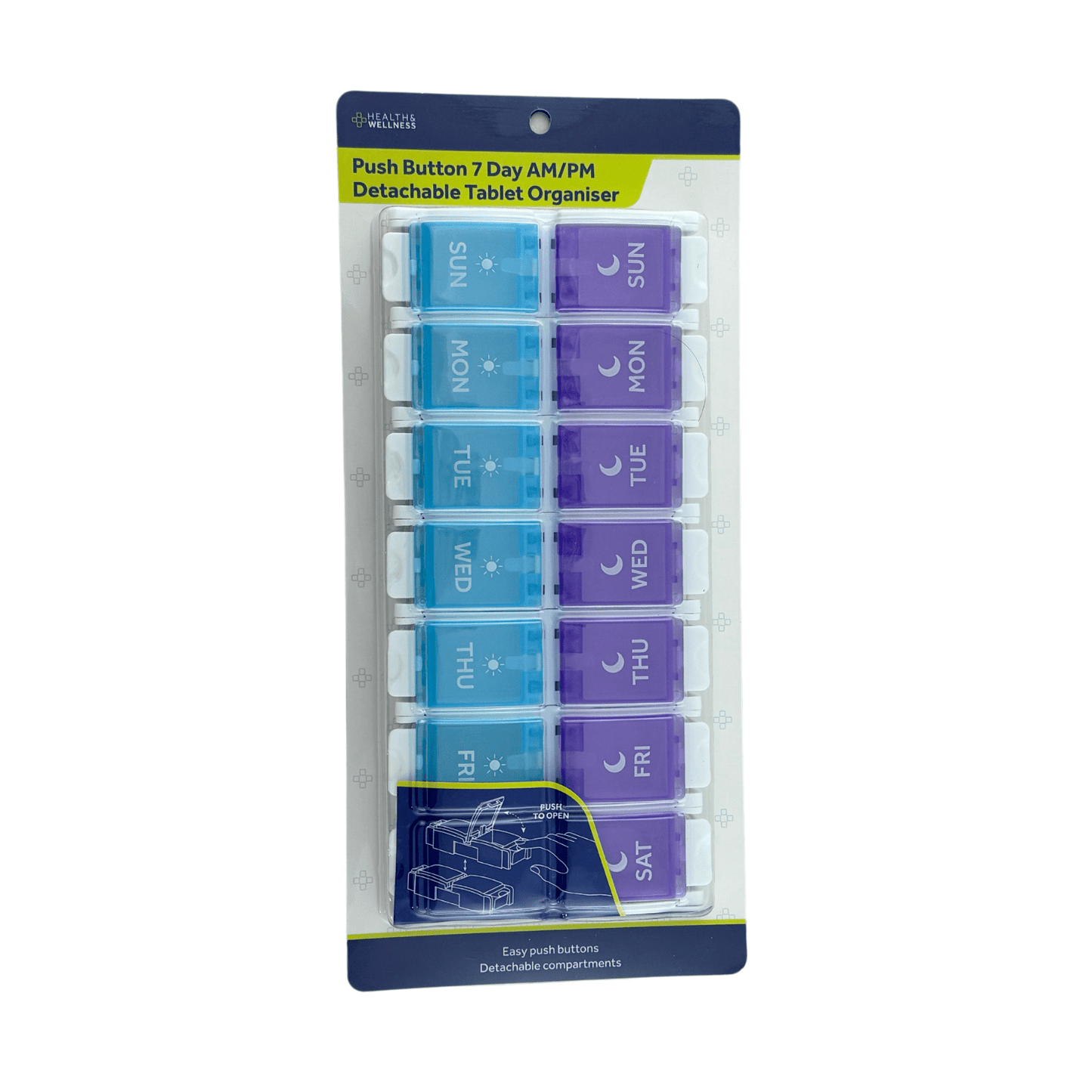 Tablet Organiser Removable 7 Day (1) - First Aid Distributions