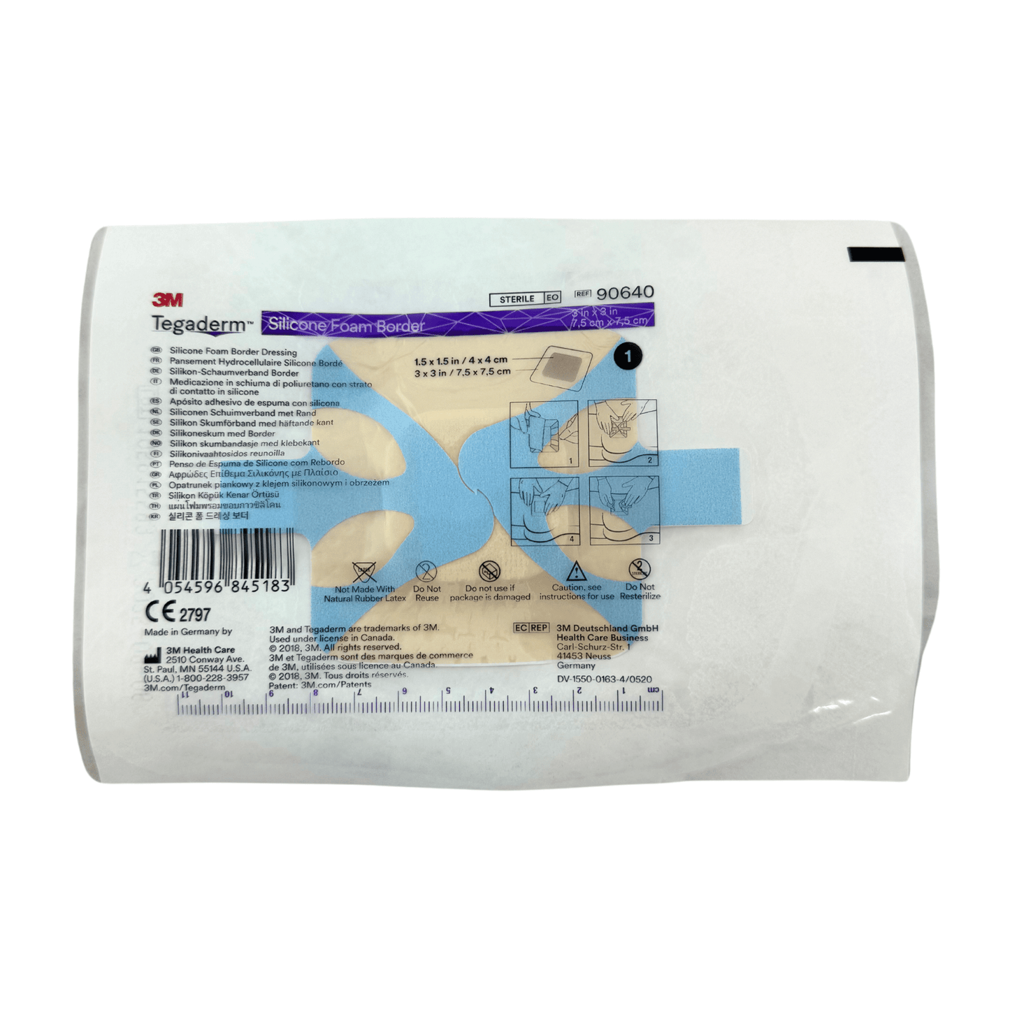 Tegaderm Silicone Foam Border (1) - First Aid Distributions