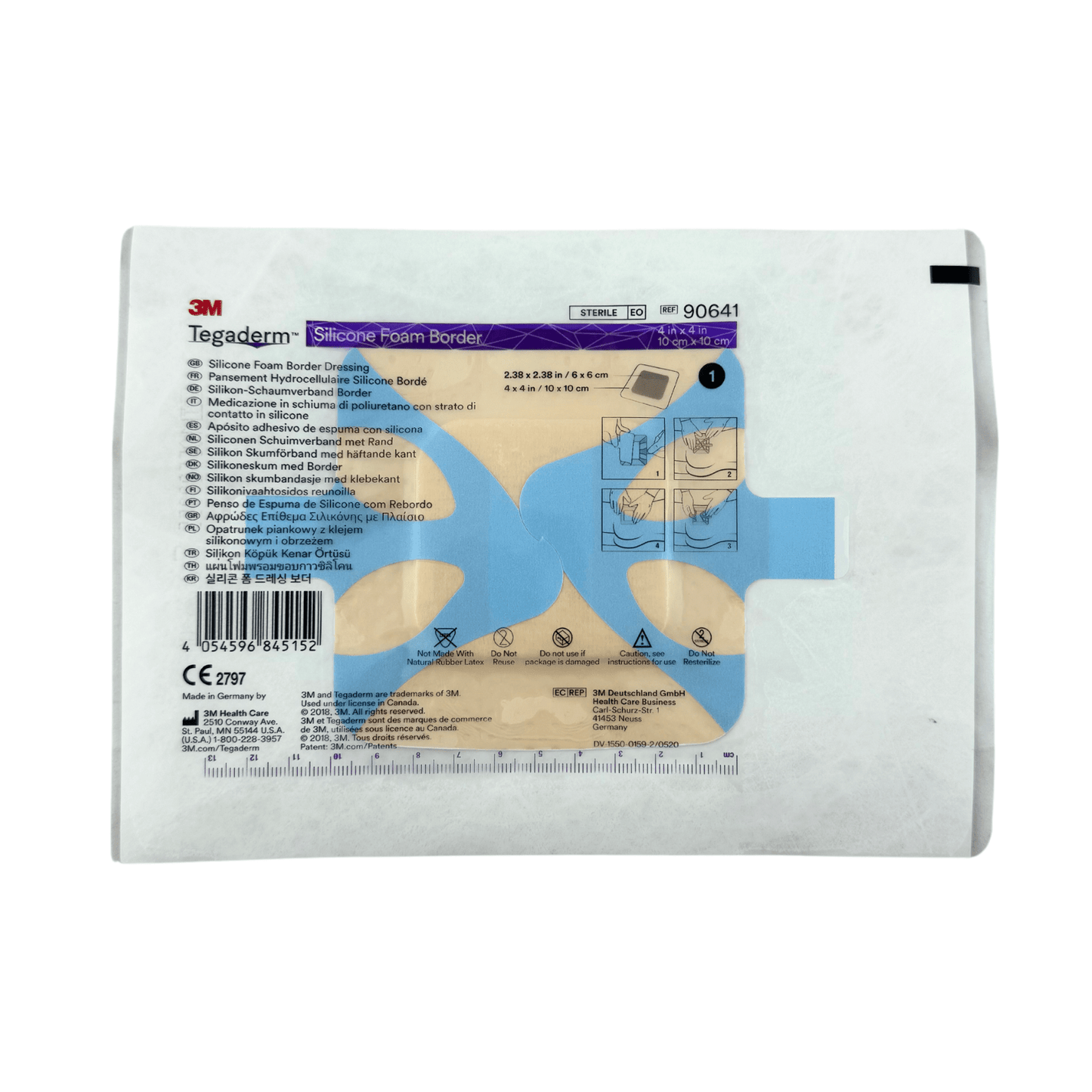 Tegaderm Silicone Foam Border (1) - First Aid Distributions