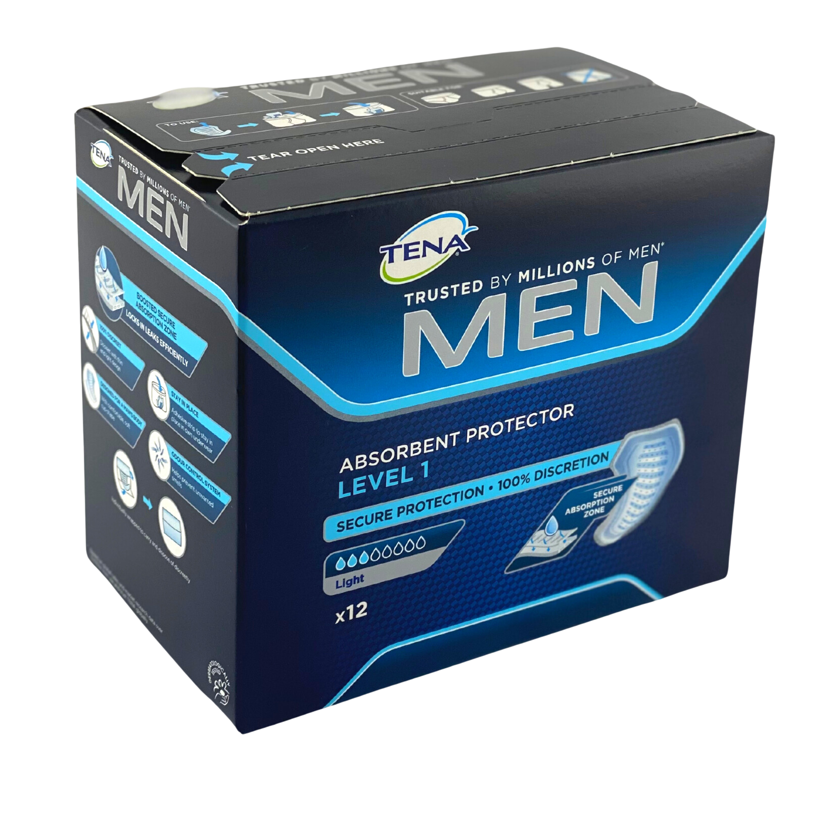 Tena For Men - Absorbent Protector - First Aid Distributions