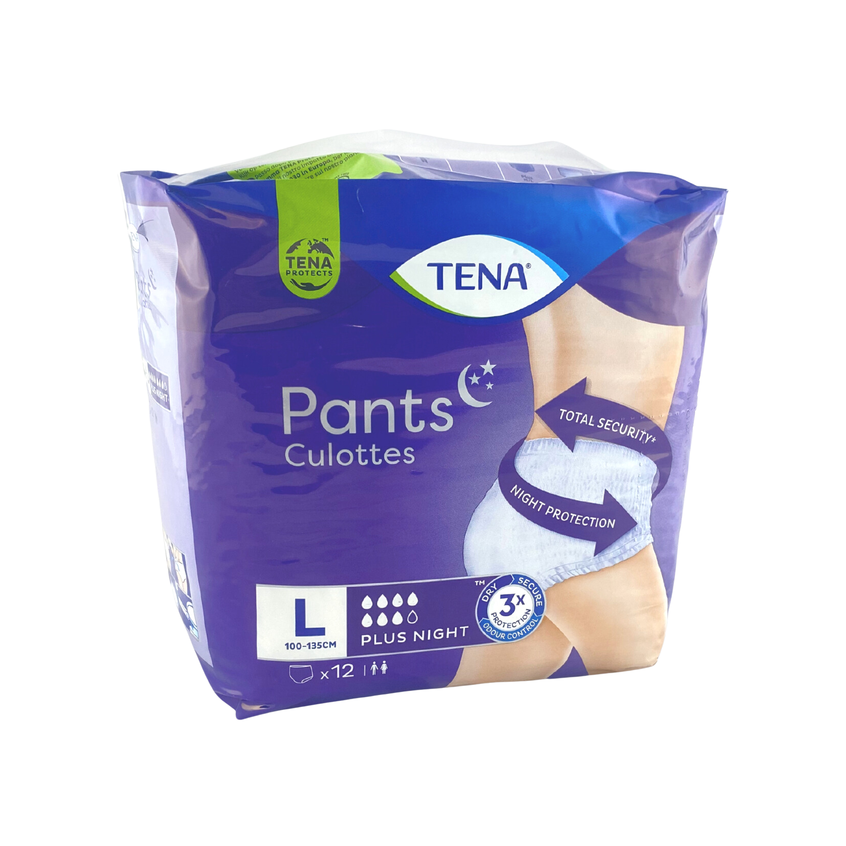 Tena Pants Plus Night  Pk 12 Lge - First Aid Distributions