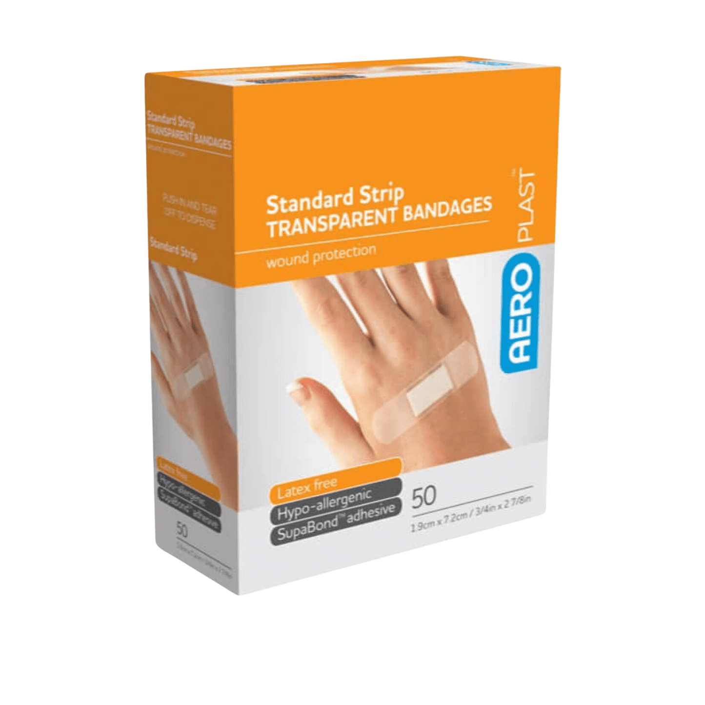 Transparent Plasters Waterproof - Aero - First Aid Distributions