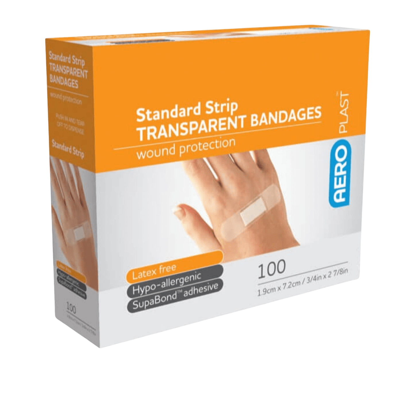 Transparent Plasters Waterproof - Aero - First Aid Distributions