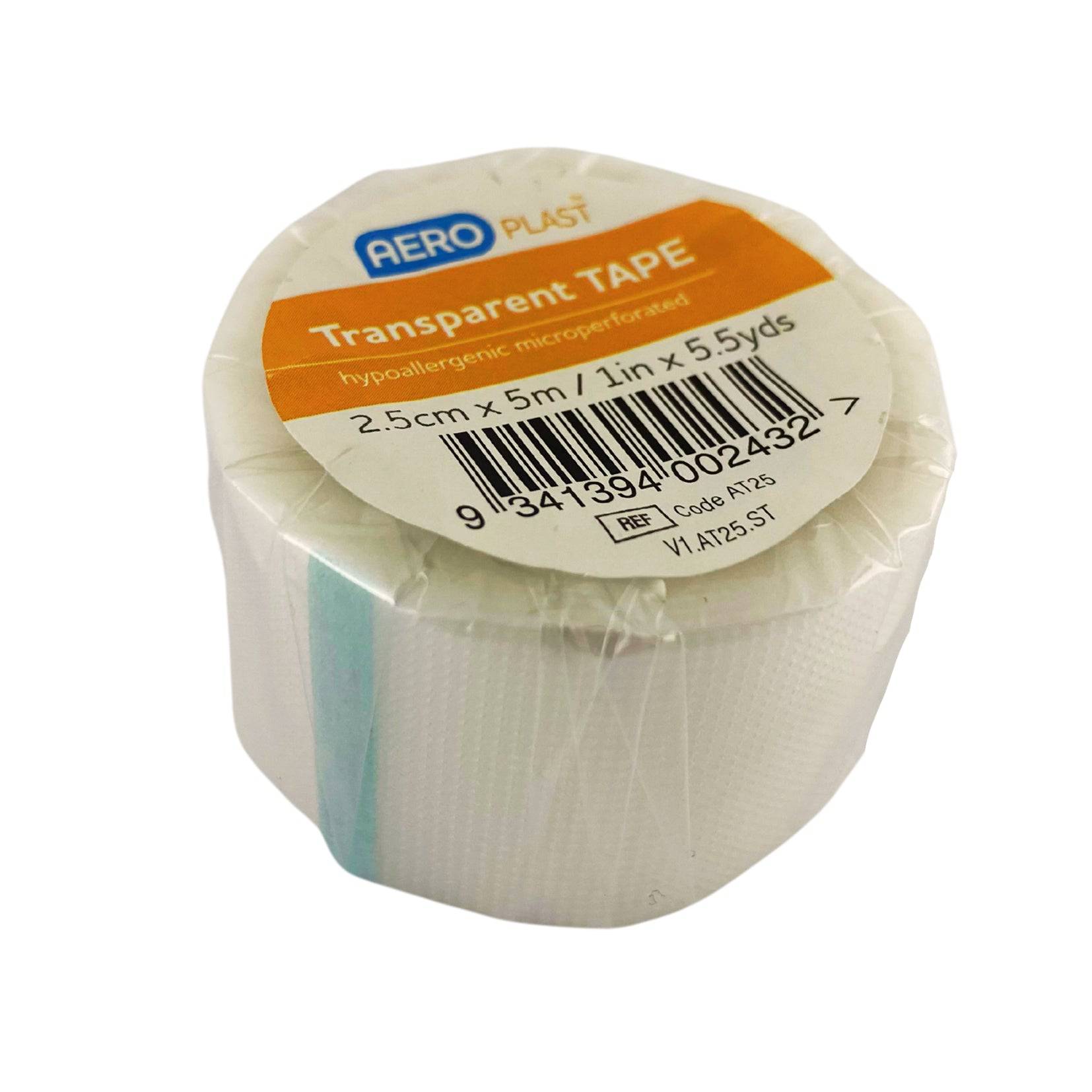 Transparent Transpore Tape 2.5cm x 5m - Aero (1) - First Aid Distributions