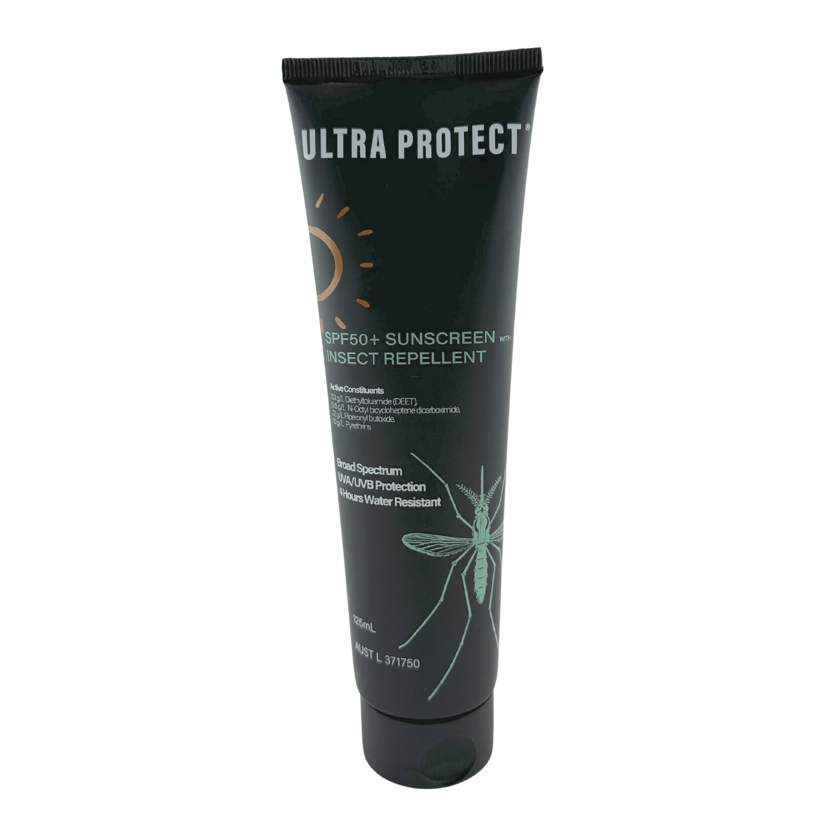 Ultra Protect SPF 50+ Sunscreen with Insect Repellent 125ml tube - First Aid Distributions