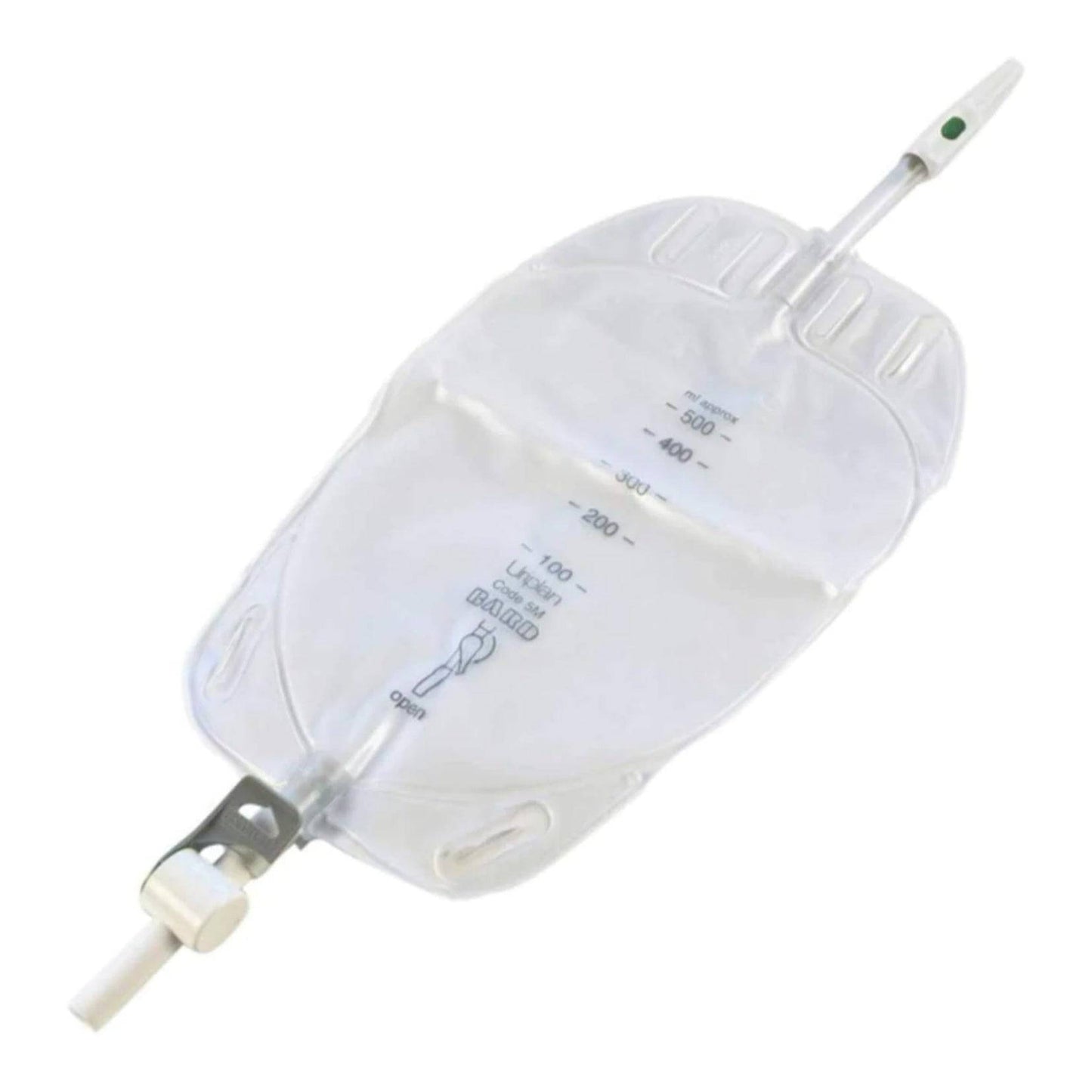 Uriplan Leg Bag 500ml Sterile with 10cm Inlet - Bard (1) - First Aid Distributions