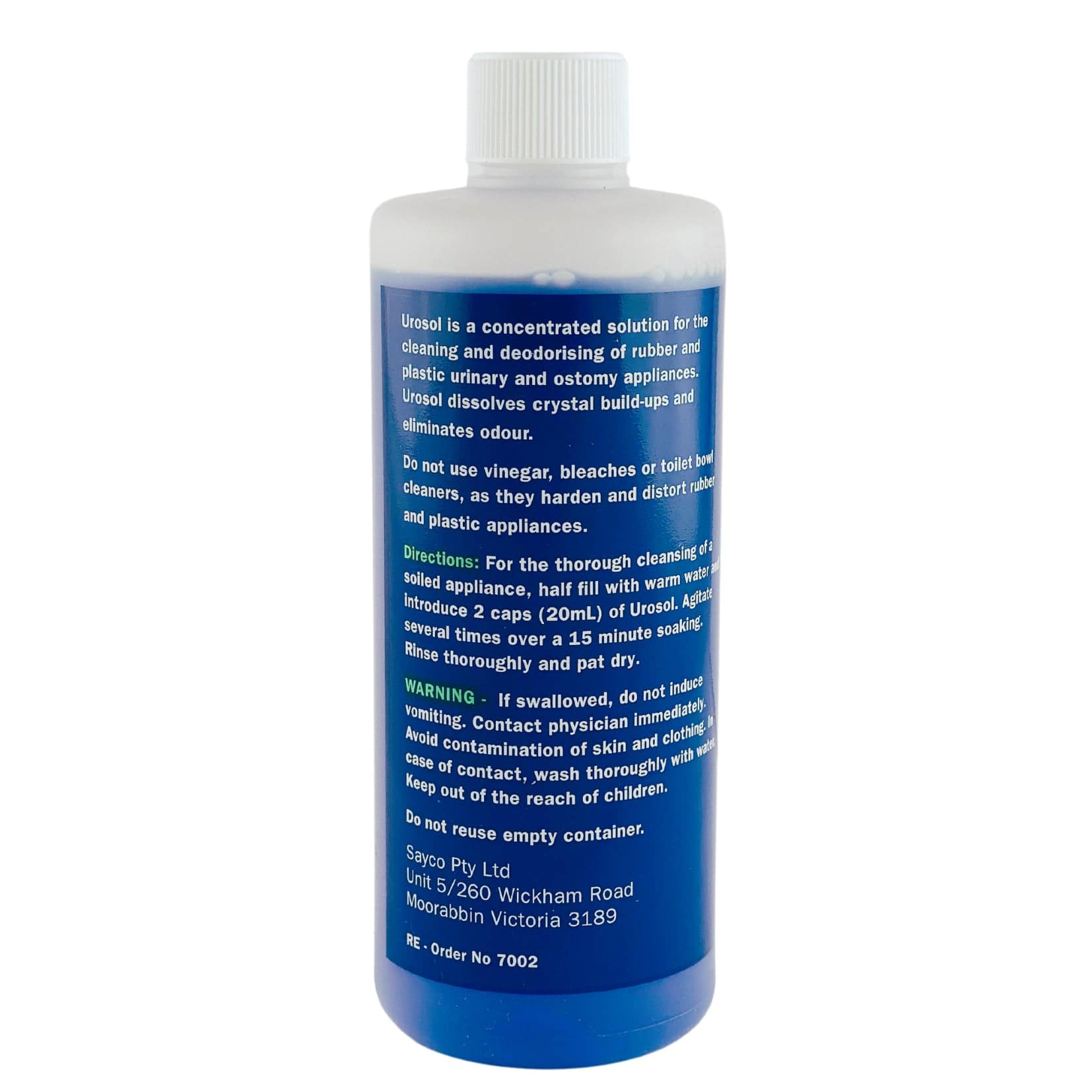 Urosol Appliance Cleaner 500ml (1) - First Aid Distributions