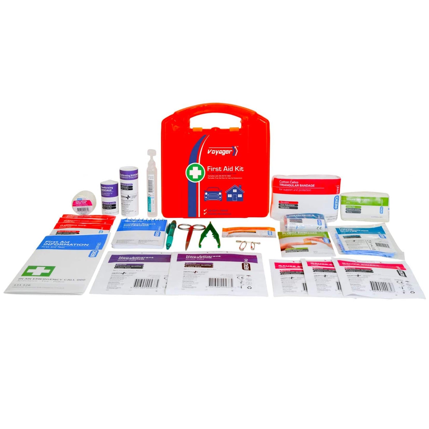 Voyager Plastic Case First Aid Kit - AFAK2P - First Aid Distributions