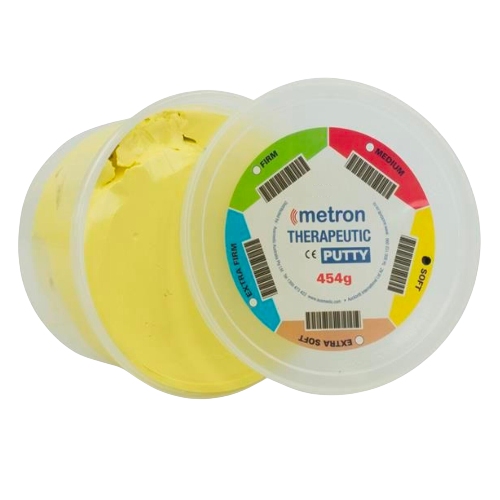 Therapeutic Exercise Putty 454g Soft Yellow - Metron (1) - First Aid Distributions