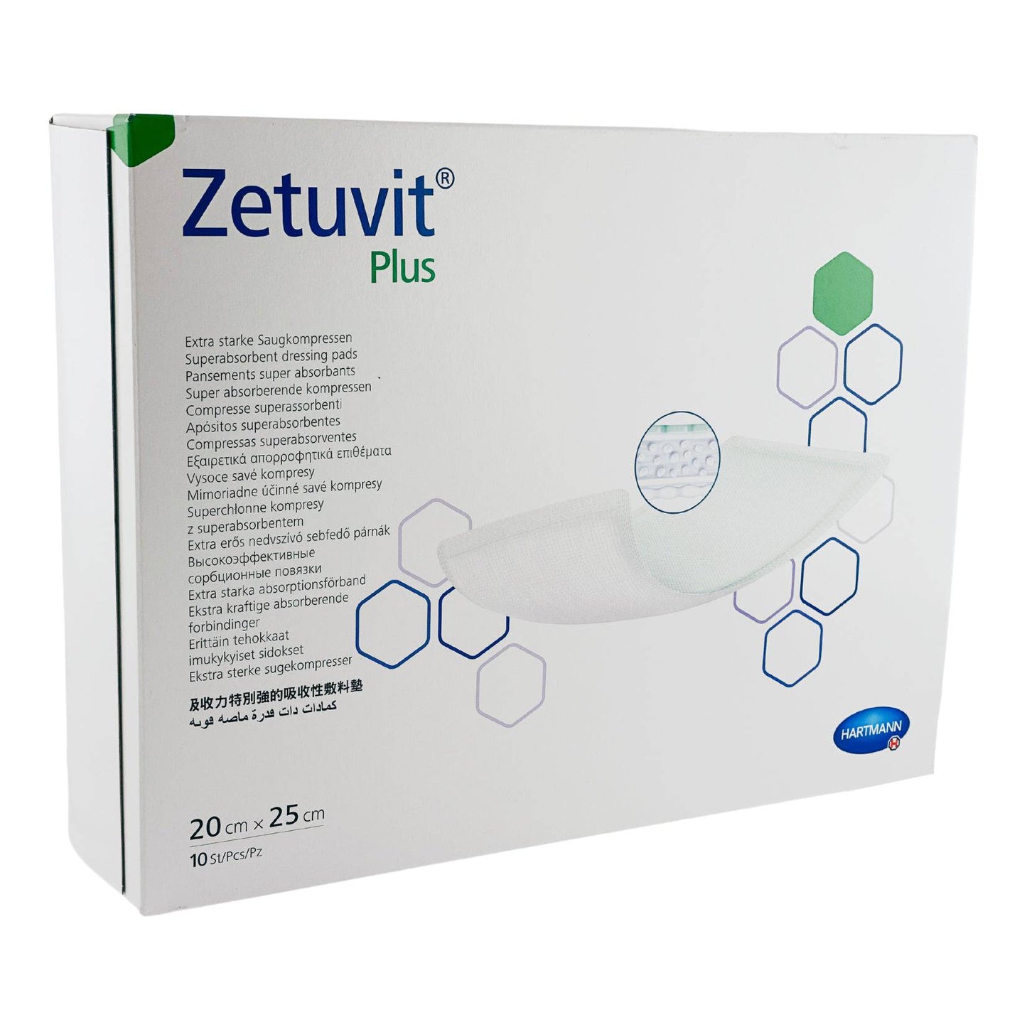 Zetuvit Plus Wound Dressing 20cm x 25cm Box (10) - First Aid Distributions