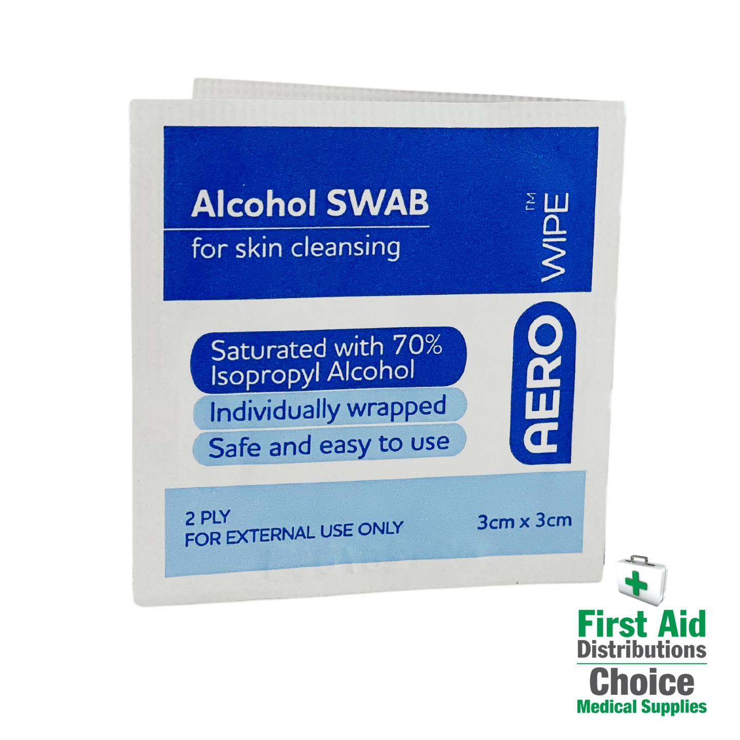 Alcohol Swab Single - Aero (1)