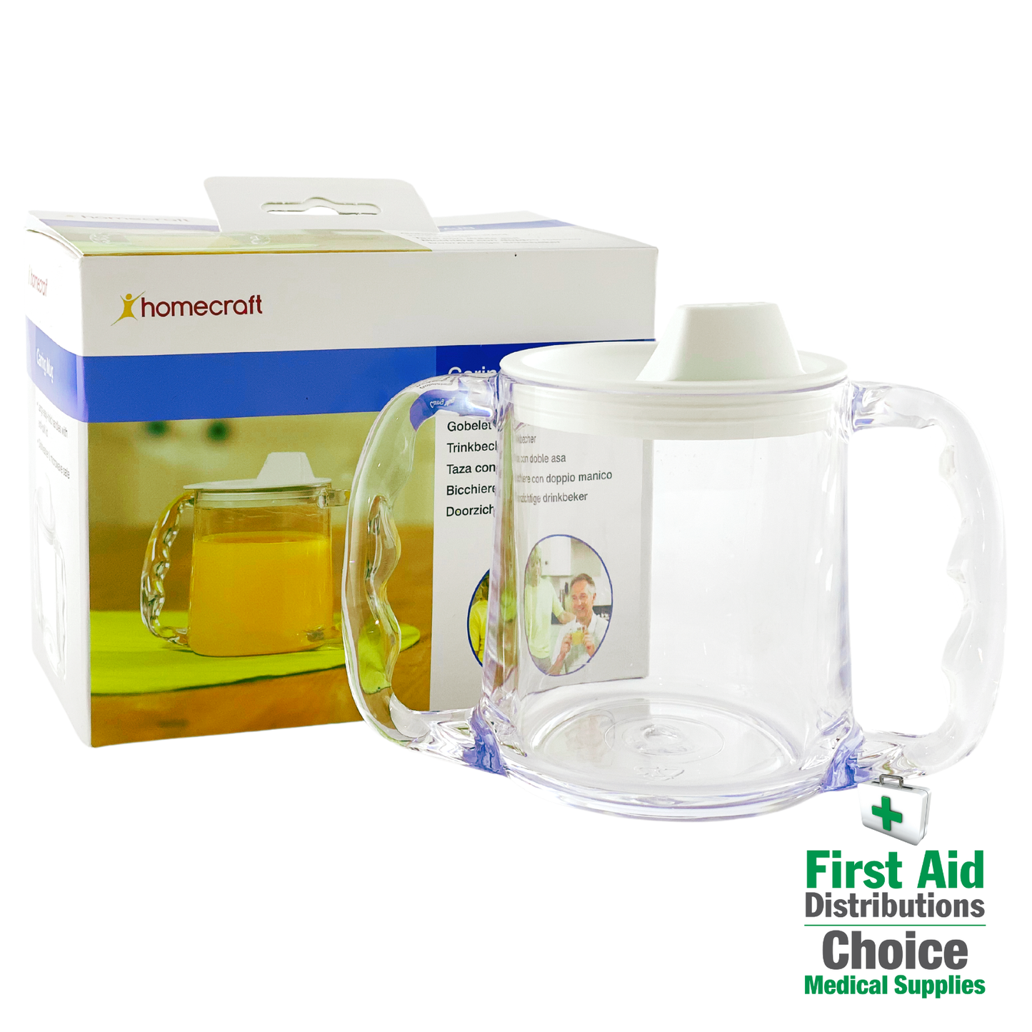 Caring Mug with Two Handles (1) - First Aid Distributions