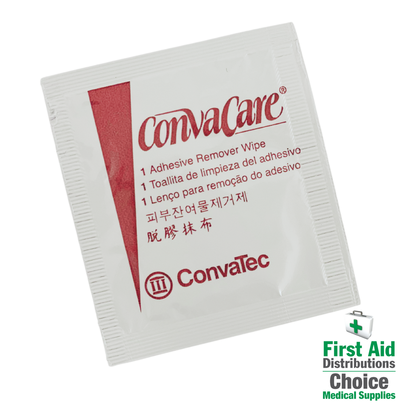ConvaCare Adhesive Remover Wipe Box (100)