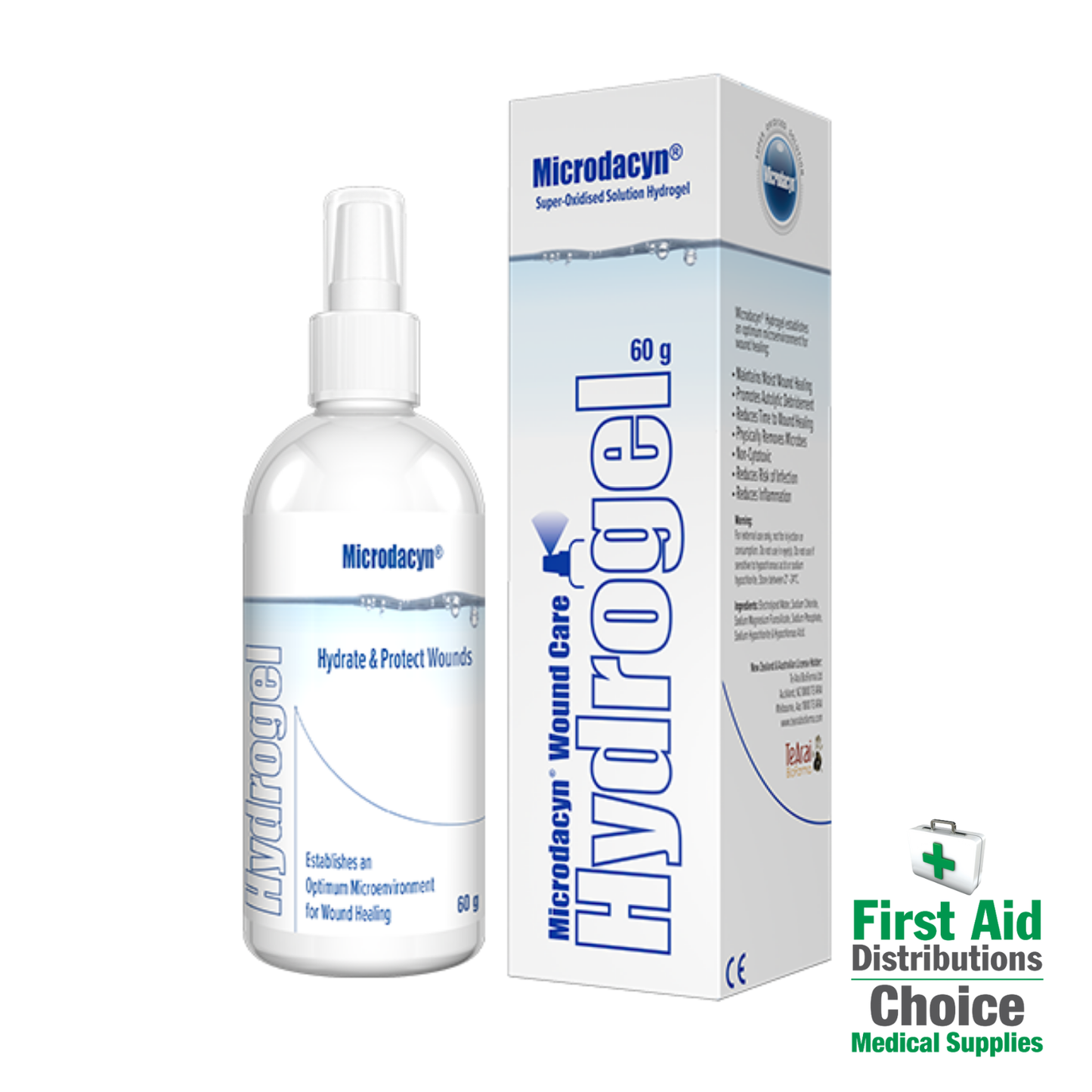 Microdacyn Hydrogel Spray 60g (1) - First Aid Distributions