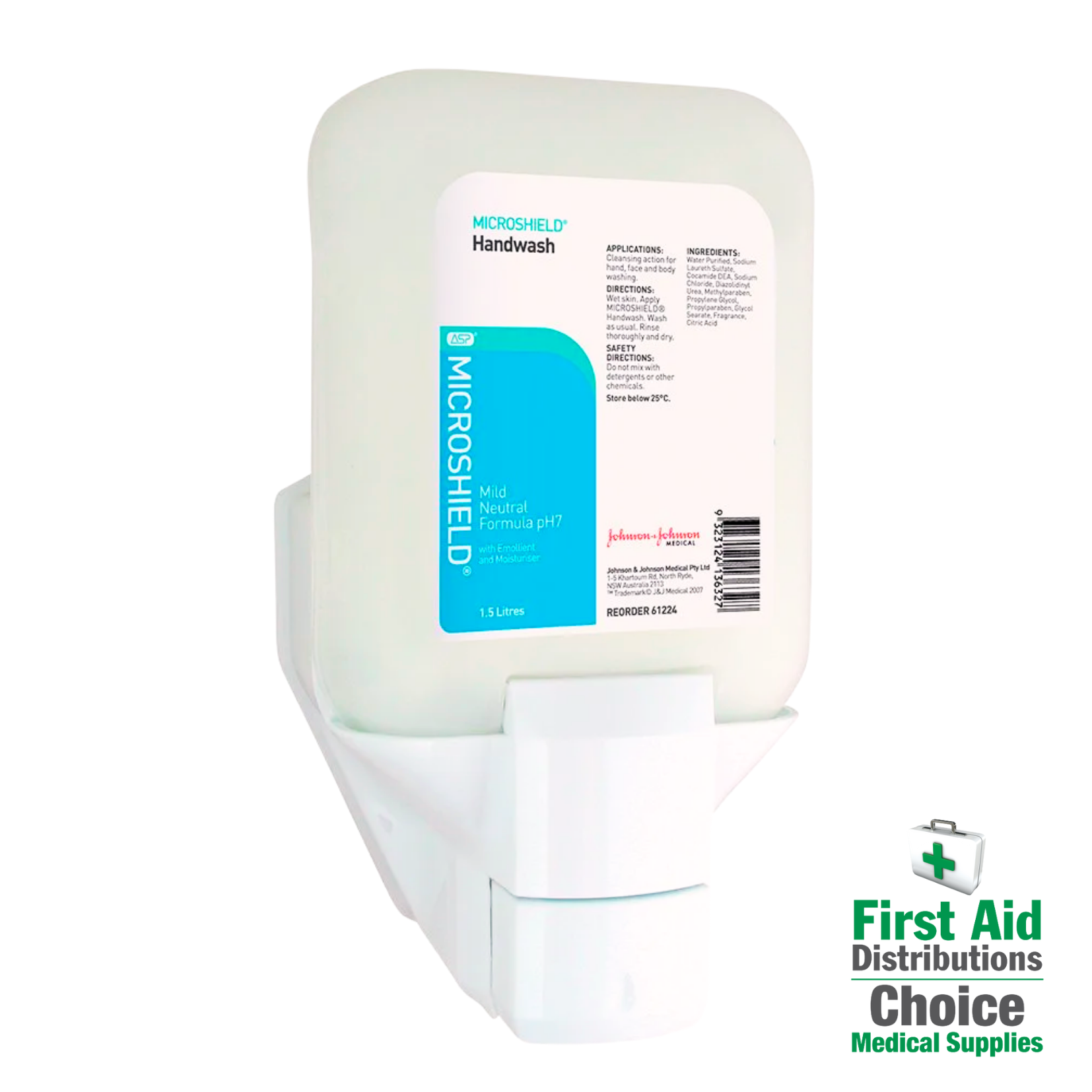 Microshield Handwash 1.5L (1) - First Aid Distributions