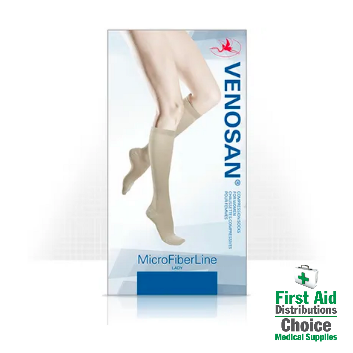 MicroFiberline Compression Socks for Women 15-20 mmHg - Venosan (1)